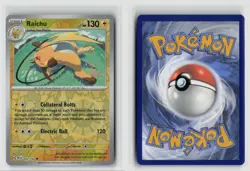 Raichu #052/162 Sv05 Temporal Forces Common Reverse Holo Pokemon TCG NM - Image 3
