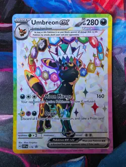 Pokemon Prismatic Evolutions Umbreon EX SVP 176 Black Star Promo (NM/M) - Image 1