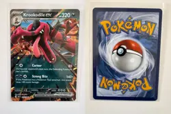 KROOKODILE EX 055/086 ME04: CHAOS RISING DOUBLE RARE POKEMON NM/M 5BAN GRAPHICS - Image 3