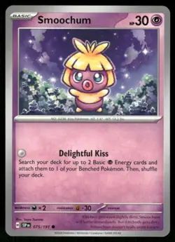 2024 Scarlet & Violet Series - Surging Sparks Smoochum Common #75 - Image 1