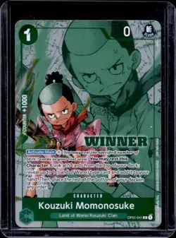 One Piece Winner Pack Kouzuki Momonosuke Promo Rare #OP01-041 - Image 1