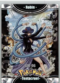Pokemon Mengka 2.0 - Tentacruel x Robin One Piece SER-06 - Chinese Non TCG - Image 1