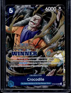 One PIece Treasure Cruise Winner Pack Vol 5 Crocodile Super Rare #ST03-003 - Image 1
