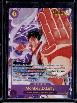 2025 One Piece Anime 25th Monkey D Luffy Alt Art #EB02-061 - Image 1