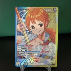 Bandai One Piece CCG Nami OP11-041 Leader Holo English - Image 1