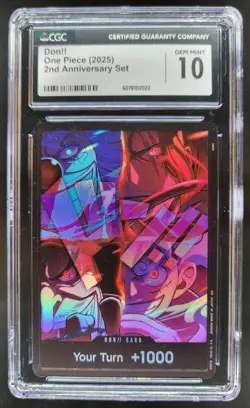 2025 ONE PIECE DON!! 2ND ANNIVERSARY SET CGC 10 T PT - Image 1