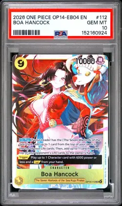 One Piece Boa Hancock EB04 OP14-112 PSA 10 Gem Mint - Image 1