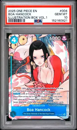 One Piece Boa Hancock Illustration Volume 1 ST17-004 PSA 10 Gem Mint - Image 1