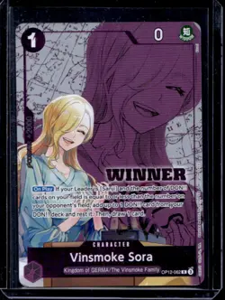 2025 One Piece Legacy of the Master Vinsmoke Sora Rare #OP12-062 - Image 1
