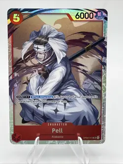 Pell One Piece Kingdoms Of Intrigue OP04 013 Holo Foil Super Rare - Image 1