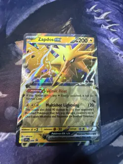 Zapdos ex 049 SVP Holo Rare Scarlet Violet Black Star Promo Pokemon Card - Image 1