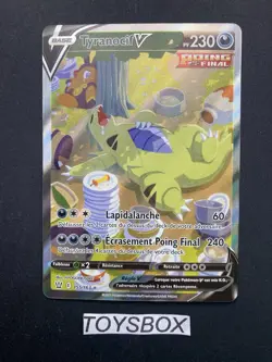 Carte Pokemon Tyranocif V Alt 155/163 / Bloc EB Styles De Combat EB5 / NEUF FR - Image 2