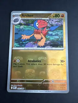 Archen 050/086 White Flare Holo English Pokemon TCG Near Mint Masterball - Image 2