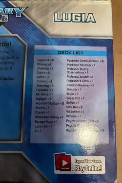 Pokemon TCG Legendary Battle Deck LUGIA Set | Sealed New Lugia Holo - Image 3