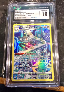CGC 10 Magnezone GG18/GG70 Crown Zenith Galarian Gallery Holo GEM MINT POKEMON - Image 1