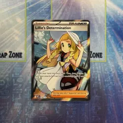 2025 Pokemon Mega Evolution Lillie's Determination #169 Near Mint In Hand - Image 1