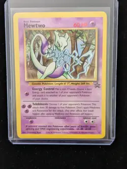 Pokemon Mewtwo 12 Black Star Promo WOTC 🔥🔥🔥 - Image 1