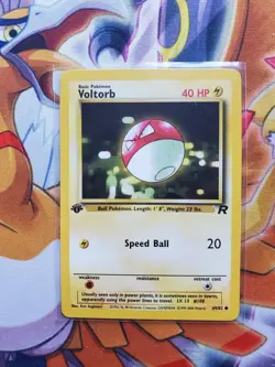 Pokemon 1st Edition Voltorb 69/82 Team Rocket WOTC Vintage - Image 1