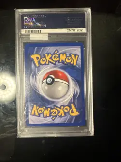 1999 Pokemon German Glurak - Holo PSA 8 NM MT Rare Base Set #4 Vintage WOTC TCG - Image 2