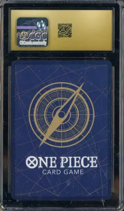 2025 One Piece Japanese Anime 25th Collection Monkey D Luffy SR Alt Art CGC 10 - Image 2