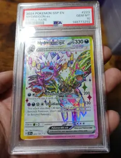 Hydreigon ex 223/191 PSA 10 Ultra Rare Surging Sparks Pokemon Card - Image 3