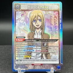 Historia Reiss UE10BT/AOT-1-022 SR Attack On Titan Union Arena Card - Image 1