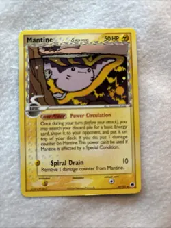 Mantine Delta Species Pokemon TCG Dragon Frontiers Non-Holo Rare Card #20/101 - Image 1