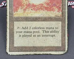 MTG Sol Ring- DAMAGED - 3rd Edition Magic the Gathering Card #274 - Image 4