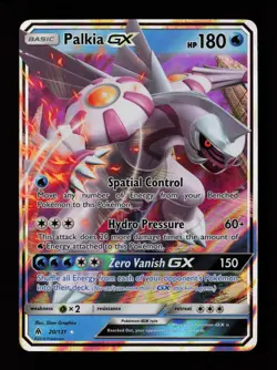 Palkia GX 20/131 Ultra Rare Holo SM - Forbidden Light Pokemon Card - Image 1