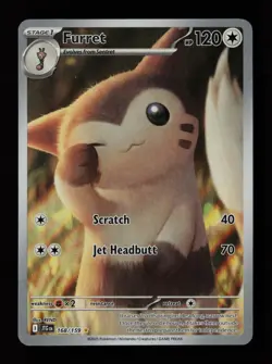 Furret 168/159 Illustration Rare Journey Together Pokemon Cards - Image 1