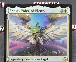 MTG FOIL Shalai, Voice of Plenty- Signed -Prerelease Promo Magic Card #035 - Image 3
