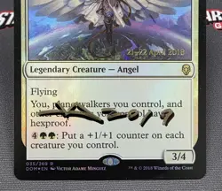 MTG FOIL Shalai, Voice of Plenty- Signed -Prerelease Promo Magic Card #035 - Image 4