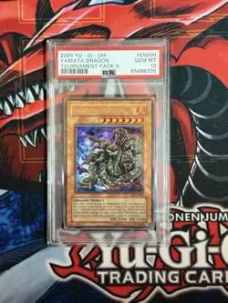 2005 Yu-Gi-Oh! TCG Tournament Pack 6 Yamata Dragon #EN009 Graded PSA GEM MINT 10 - Image 1