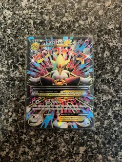 Pokemon TCG Fates Collide Alakazam EX Full Art Ultra Rare Card 118/124 - Image 1