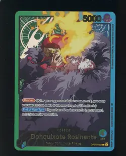ONE PIECE CARD - DONQUIXOTE ROSINANTE EB02 25TH OP05-022 GOLD LEADER - Image 1