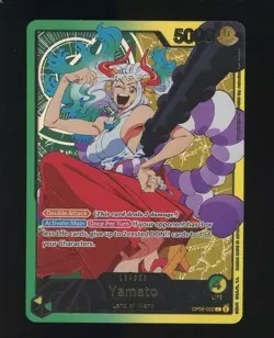 Yamato OP06-022 L Gold Text Anime 25th Collection ONE PIECE Card English - Image 1