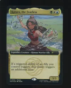 Magic The Gathering X Avatar Katara The Fearless Promo Card SDCC 2025 #P0003 - Image 1