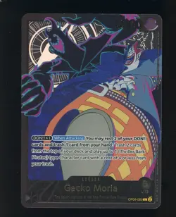 Gecko Moria SPR Gold Leader EB02 OP06-080 - One Piece Card Game SP - Image 1