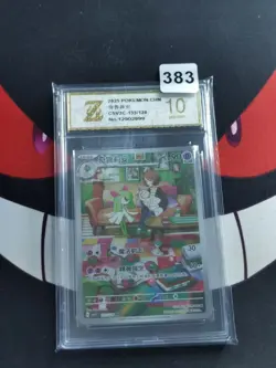Pokemon TCG S.Chinese Kirlia CSV2C 133/128 AR Scarlet & Violet Card-Z gold 10 - Image 1