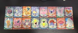 Vintage Topps Pokemon Card Lot Charizard Wartortle Jigglypuff 16 Cards - Image 1