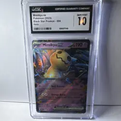 Pokemon Mimikyu ex 004 Scarlet & Violet Promo Holo CGC 10 Card - Image 1