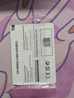 Pokemon Aurorus Perfect Order STAMPED Promo Cosmos Holo Card #24 SEALED 🦕 NM - Image 3