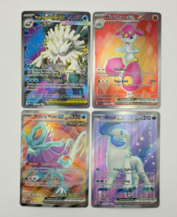 4 Pokemon EX Cards, Including Walking Wake, Ultra Rare, Mint Condition! - Image 1