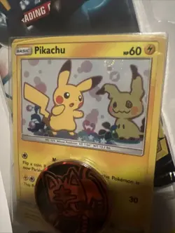 2x Sealed TEAM UP Blister Packs (Pikachu SM162 + Mimikyu SM163) Pokemon Cards - Image 3