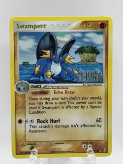 Swampert Crystal Guardians Reverse Holo Card 27/100 STAMPED Pokemon - Image 1