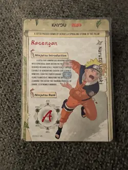 Naruto Kayou Series 3 Naruto Uzumaki SSR NRSA03-SSR-011L3 Holo Card NM - Image 2