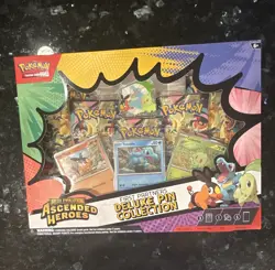 Pokemon TCG Ascended Heroes Deluxe Pin Collection Promo 3 Cards - Image 1