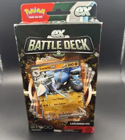 Pokemon TCG: Lucario ex Battle Deck (Ready to Play 60-Card Deck) NEW Box - Image 2