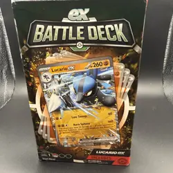 Pokemon TCG: Lucario ex Battle Deck (Ready to Play 60-Card Deck) NEW Box - Image 3