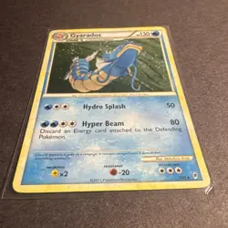 GYARADOS 7/95 Holo HGSS Call of Legends Pokemon TCG card MP - Image 2